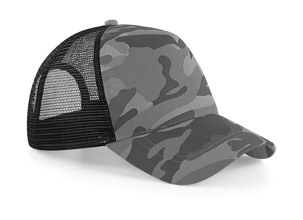 Čepice Camo Snapback Trucker Barva: camouflage gray, Velikost: uni