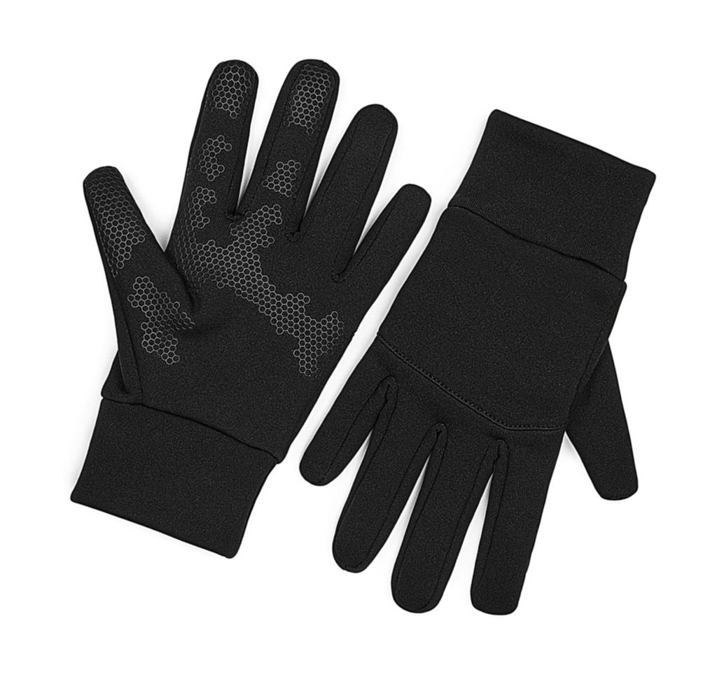 Softshell Sports Tech rukavice Barva: černá, Velikost: S/M