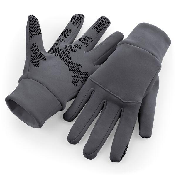 Softshell Sports Tech rukavice Barva: ocelově šedá, Velikost: L/XL
