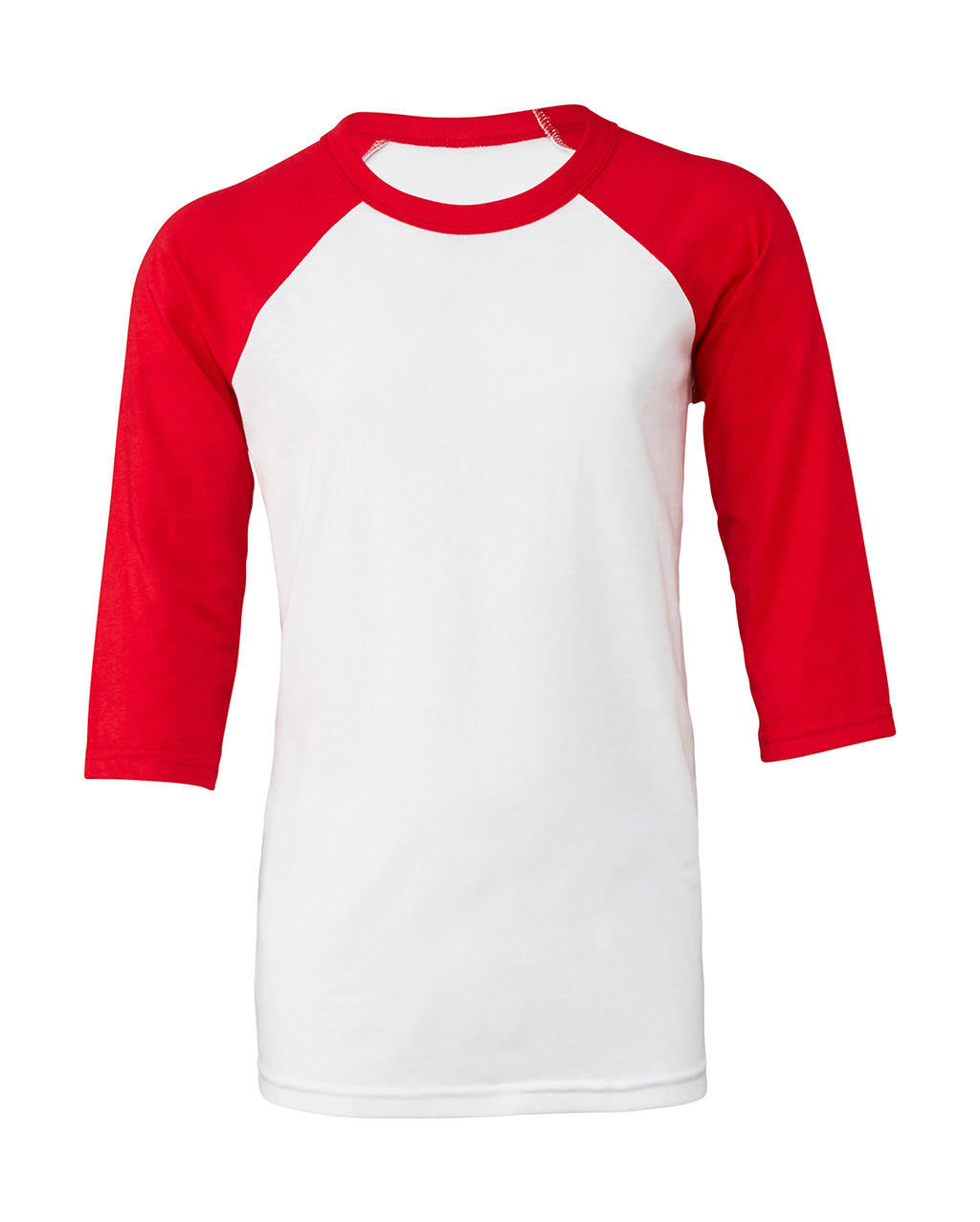Dětské tričko Youth Baseball Tee se 3/4 rukávem Barva: bílá-červená, Velikost: 6-8 let
