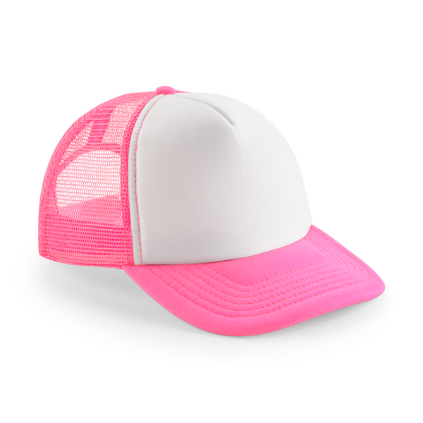 Čepice Vintage Snapback Trucker B645 Barva: neon pink-bílá, Velikost: uni