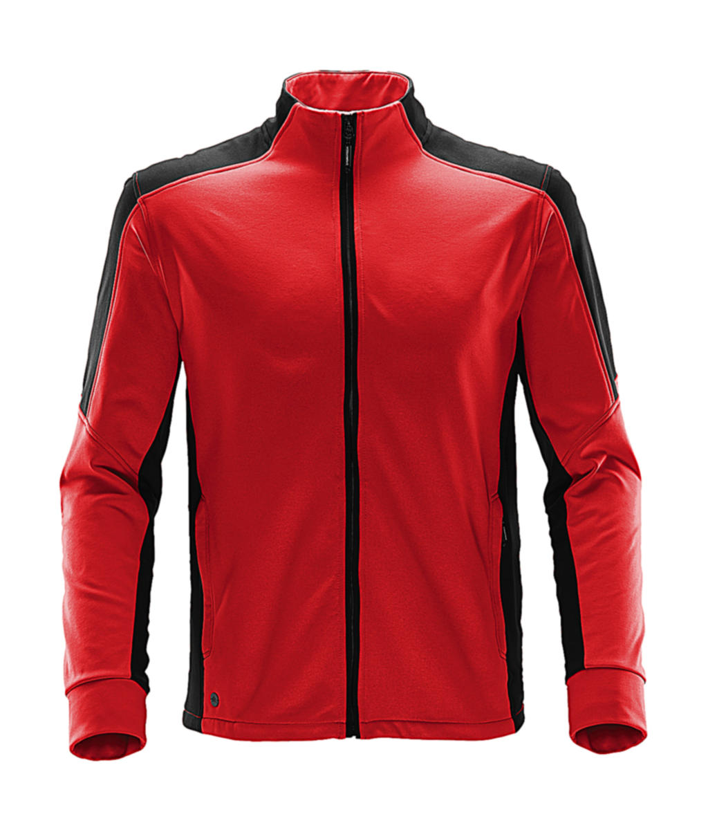 Chakra Fleece bunda Barva: červená-černá, Velikost: L
