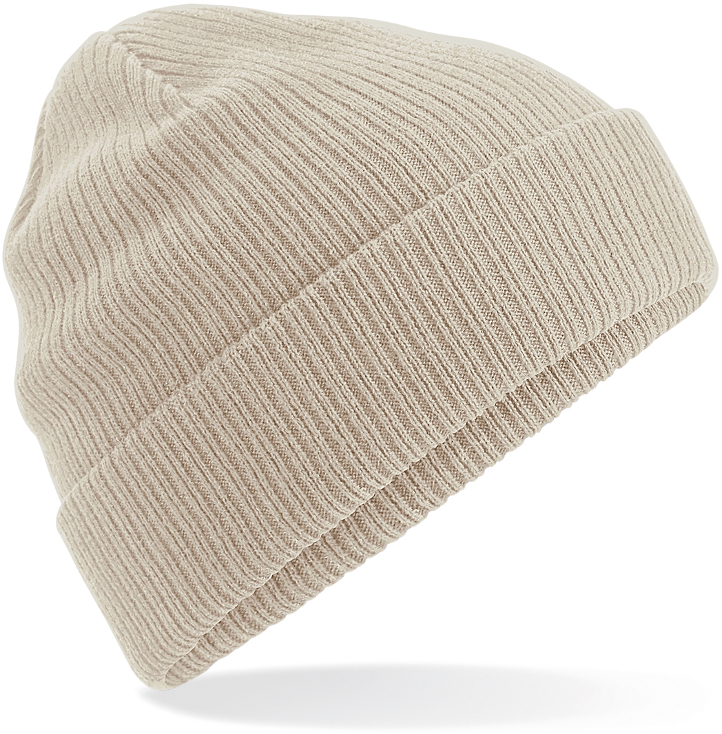 Bavlněná zimní čepice Beanie z organické bavlny Barva: naturální, Velikost: uni