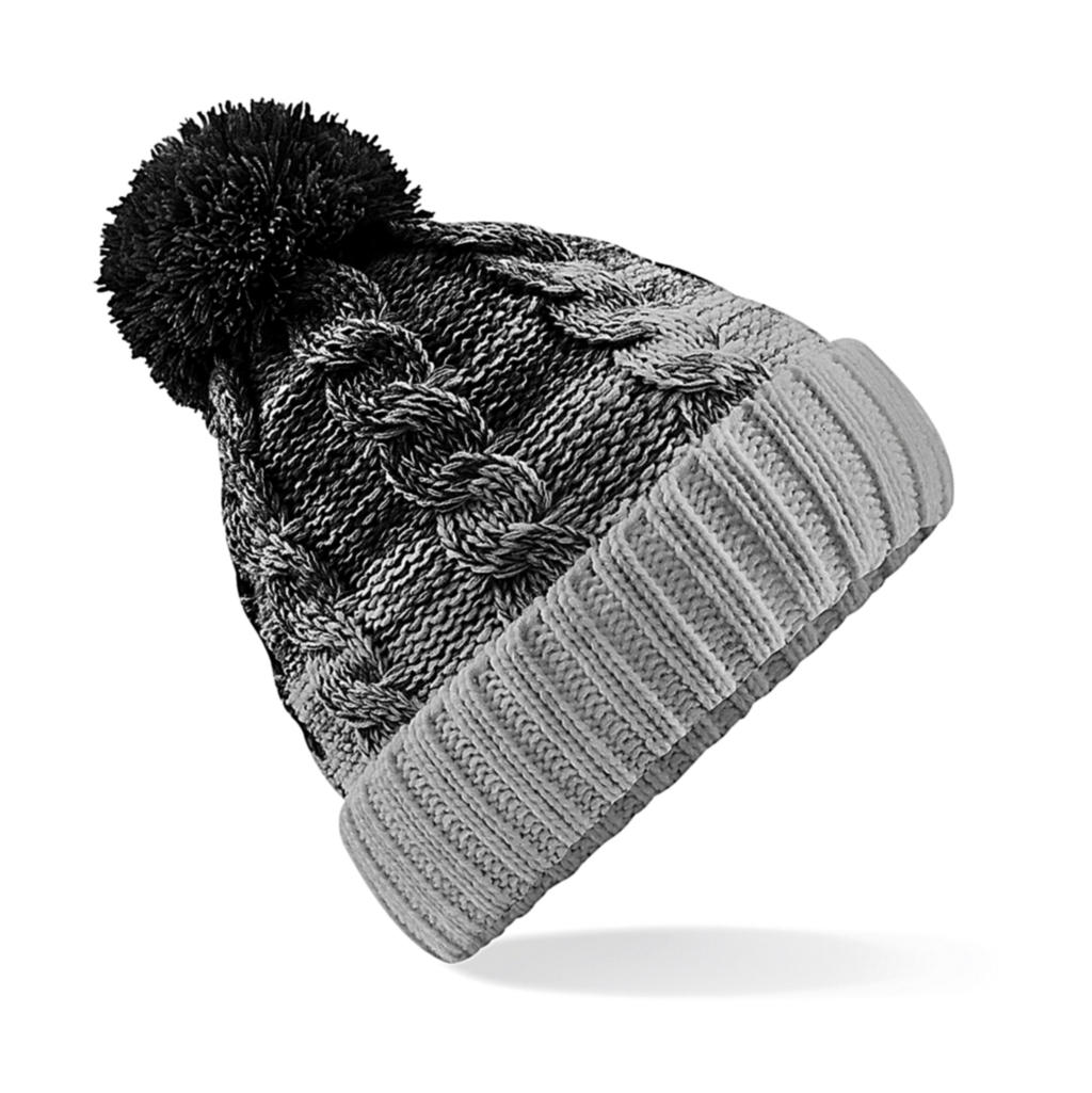 Zimní čepice Ombré Barva: černá-šedá, Velikost: uni