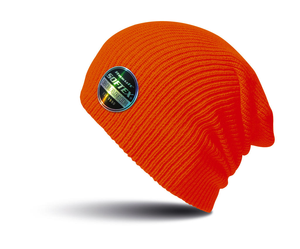 Zimní čepice Softex Beanie Barva: fluorescenční oranžová, Velikost: uni