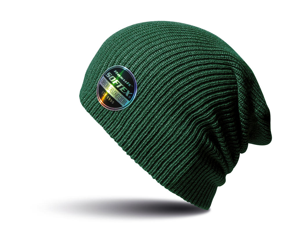 Zimní čepice Softex Beanie Barva: lahvově zelená, Velikost: uni