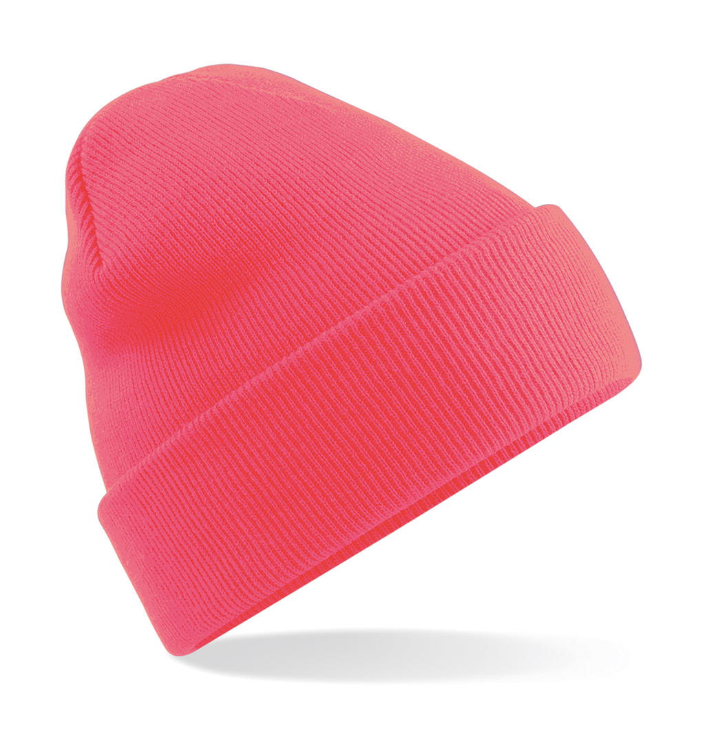 Zimní čepice Original Cuffed Beanie Barva: neon pink, Velikost: uni