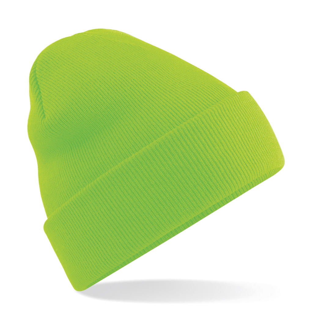 Zimní čepice Original Cuffed Beanie Barva: neon green, Velikost: uni