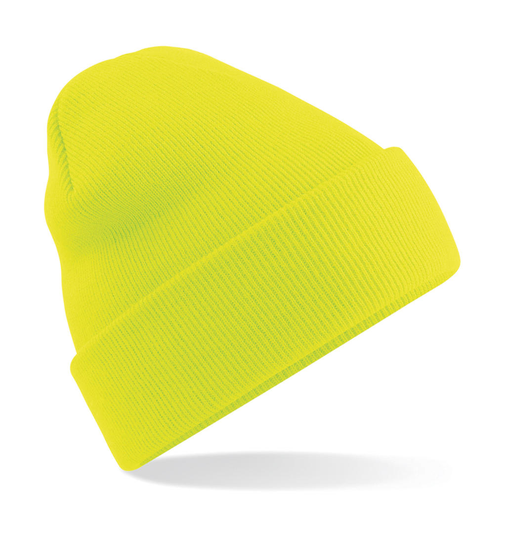 Zimní čepice Original Cuffed Beanie Barva: neon yellow, Velikost: uni