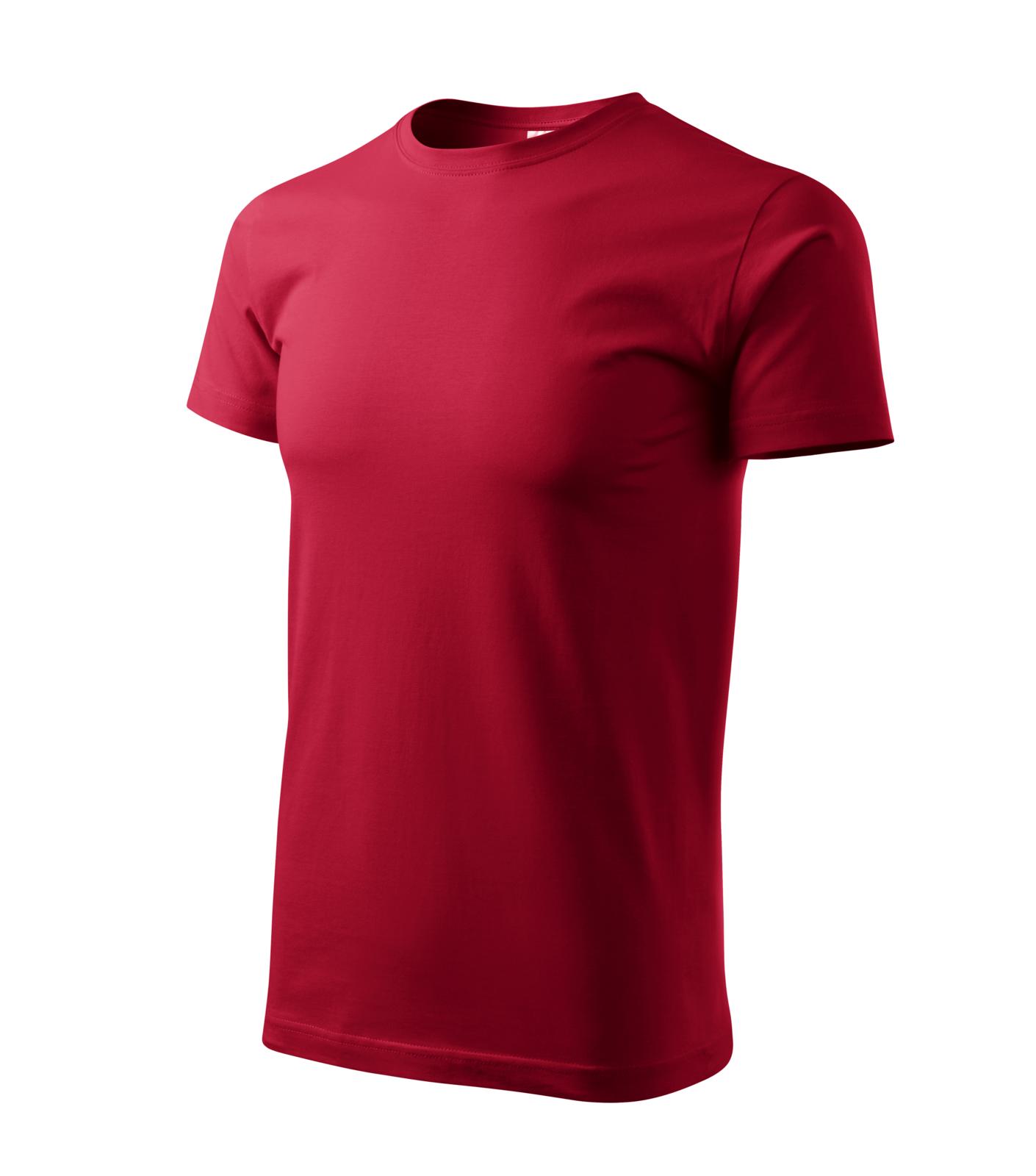 Basic Tričko pánské Barva: marlboro červená, Velikost: M