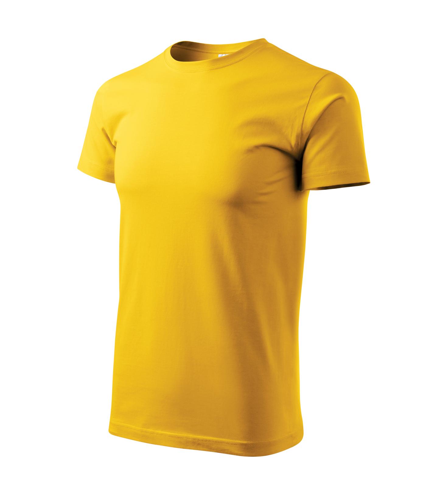 Basic Tričko pánské Barva: žlutá, Velikost: 4XL