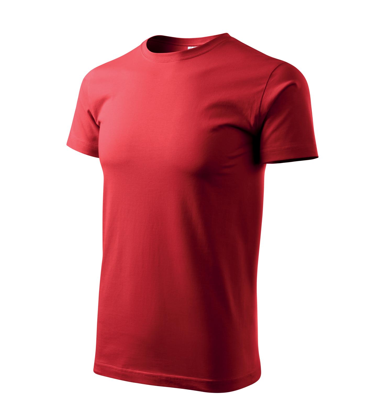 Basic Tričko pánské Barva: červená, Velikost: M
