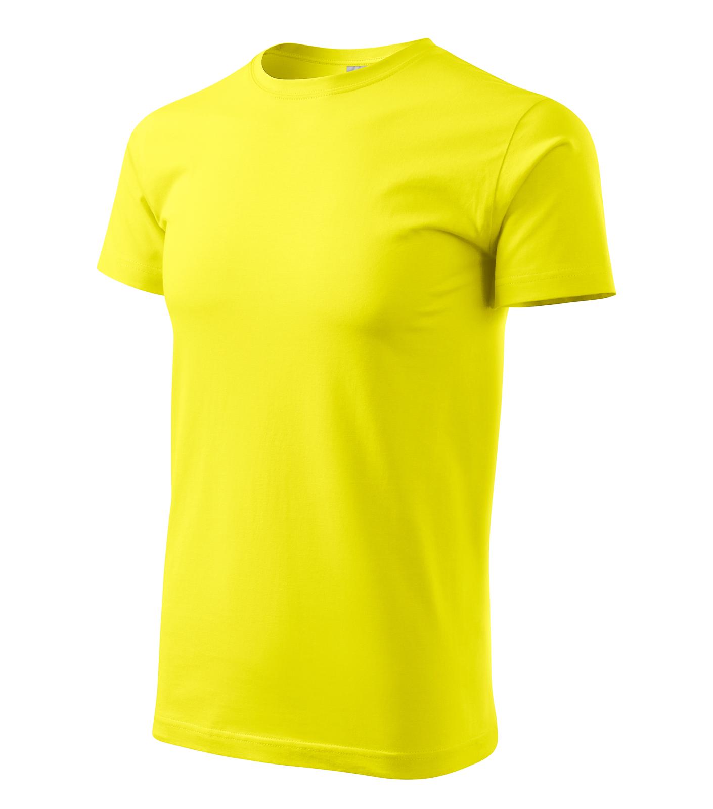 Basic Tričko pánské Barva: citronová, Velikost: XS