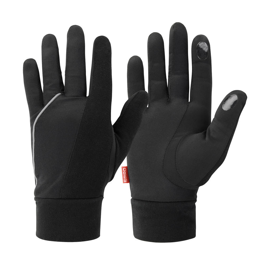 Elite rukavice na běhání Barva: černá, Velikost: S