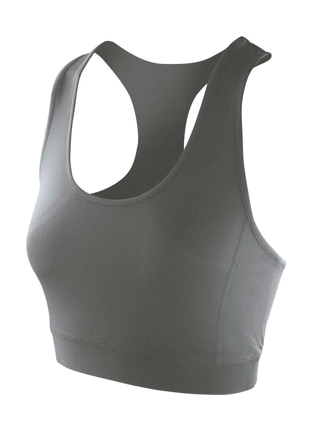 Dámský krátký top Impact Softex® Barva: světle šedá, Velikost: XL