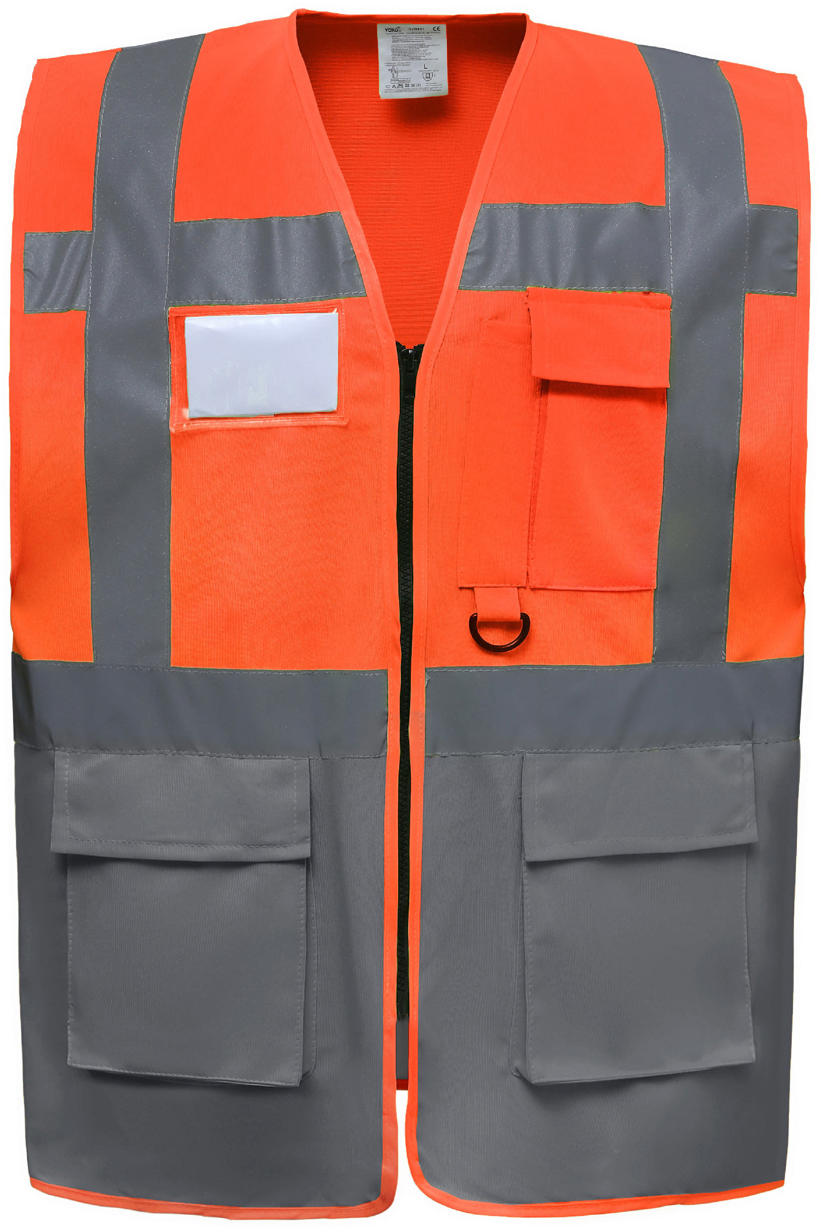 Reflexní vesta EXEC HVW801 Barva: oranžová-šedá, Velikost: XL