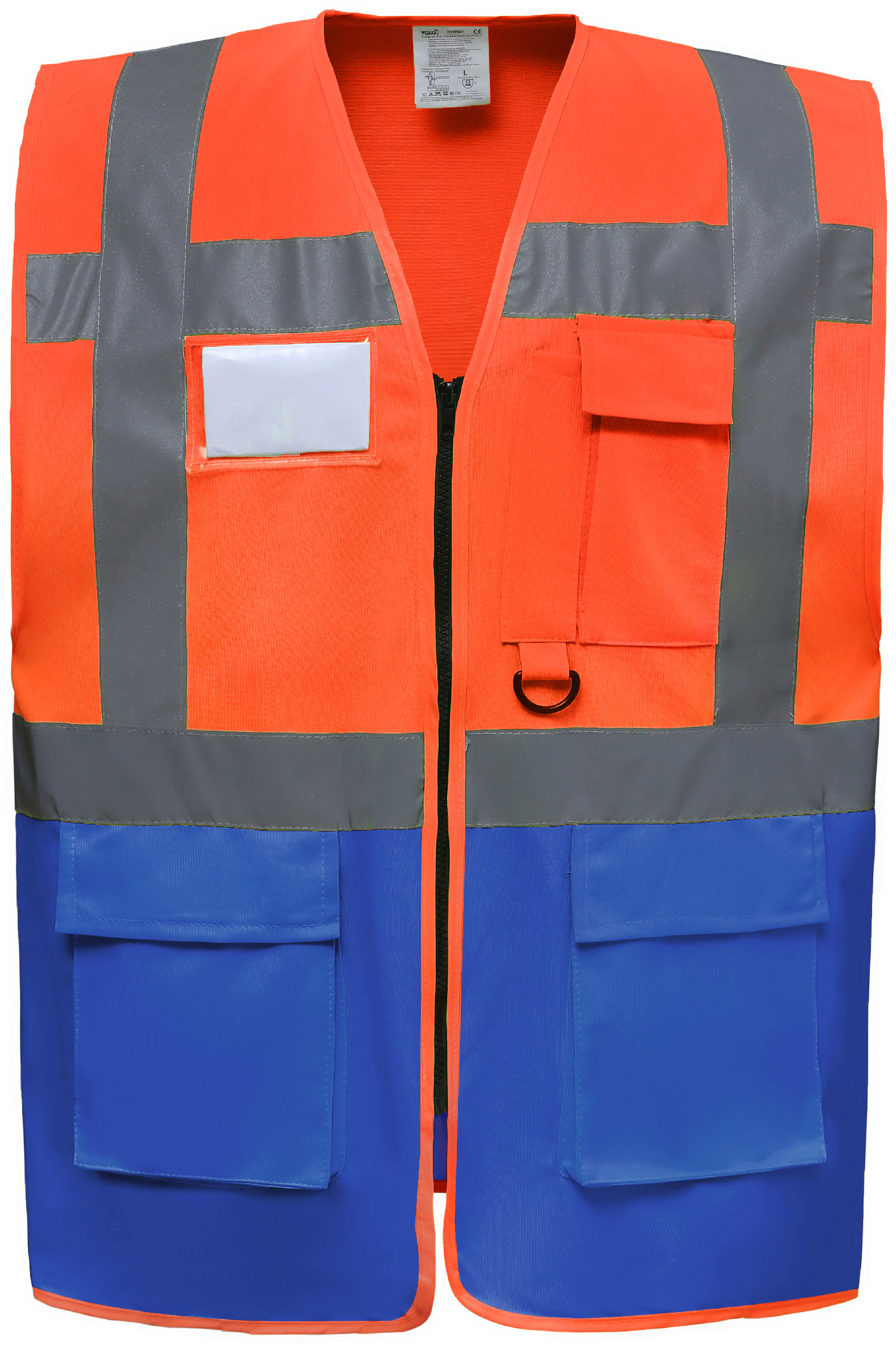 Reflexní vesta EXEC HVW801 Barva: oranžová-modrá, Velikost: S