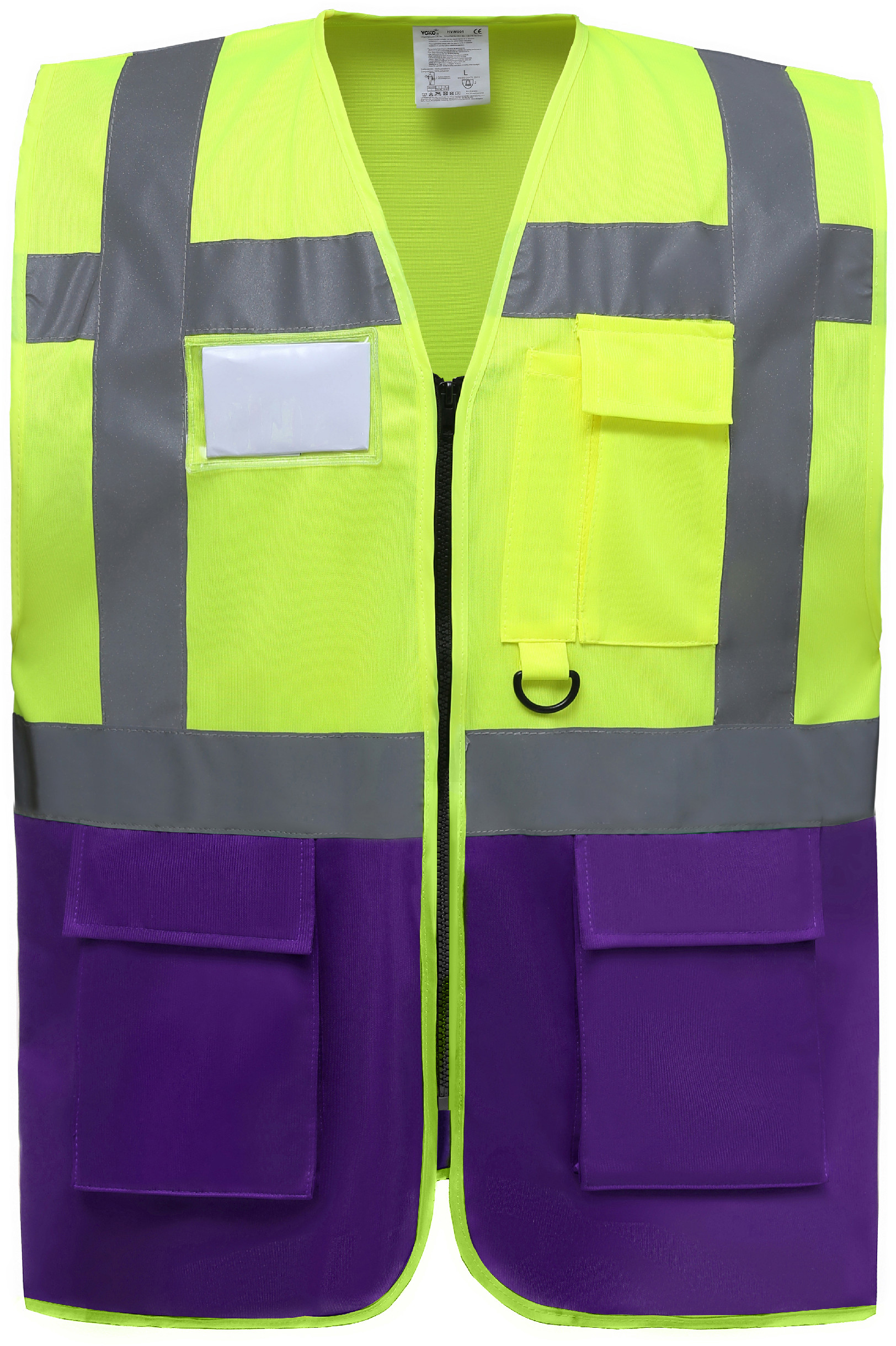 Reflexní vesta EXEC HVW801 Barva: žlutá-fialová, Velikost: XL