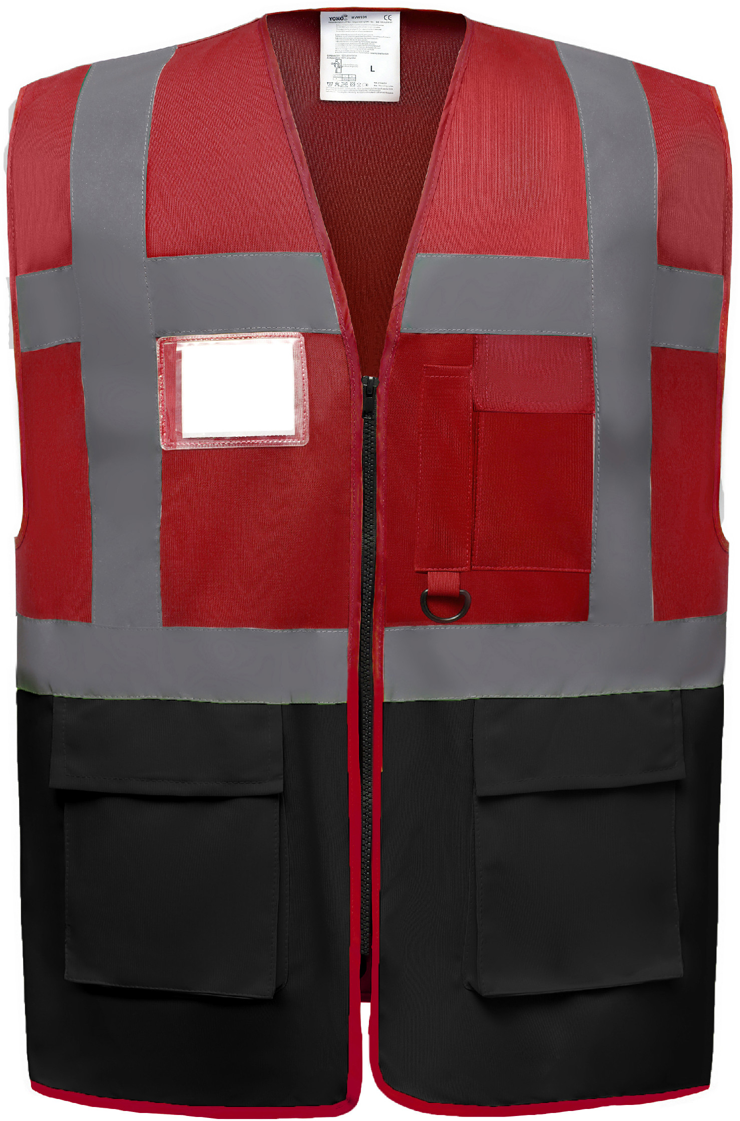 Reflexní vesta EXEC HVW801 Barva: červená-černá, Velikost: XL