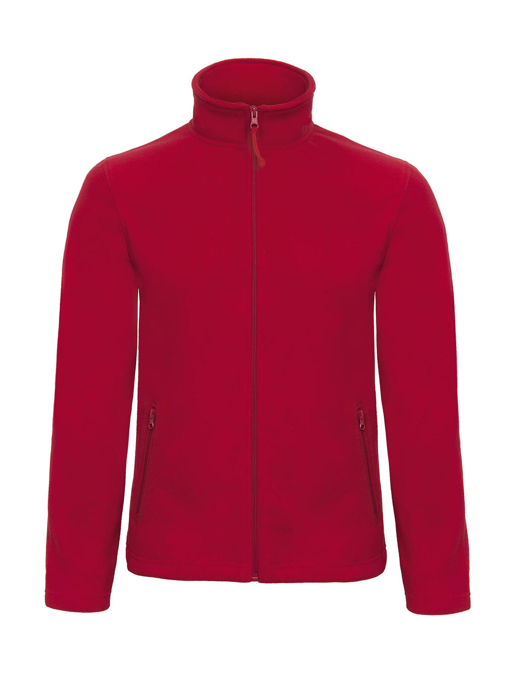 Pánská bunda micro fleece Barva: červená, Velikost: L