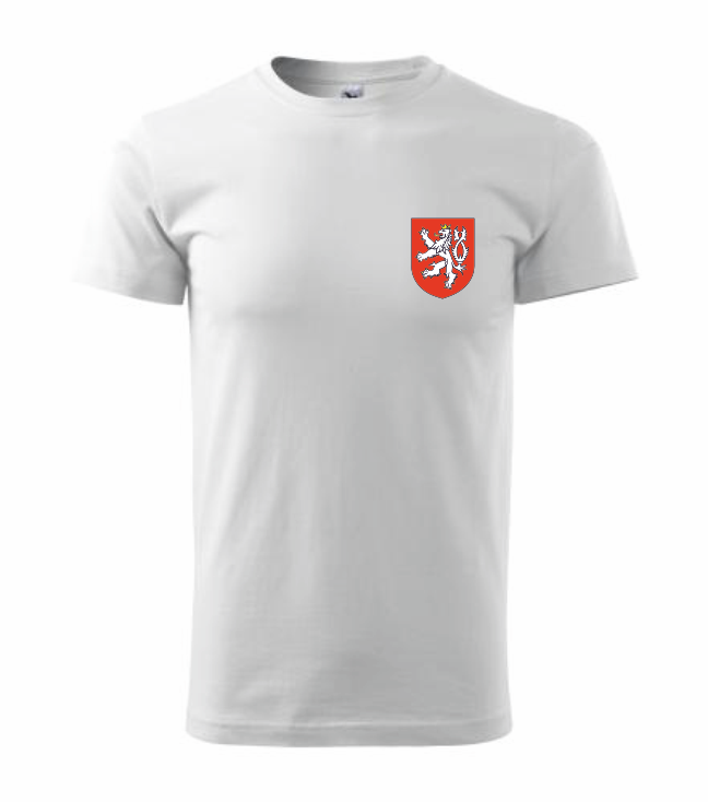 Tričko pánské/dětské ČESKÝ LEV Barva: bílá, Velikost: 2XL