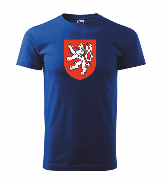 Tričko pánské/dětské ČESKÝ LEV 2 Barva: královská modrá, Velikost: 5XL