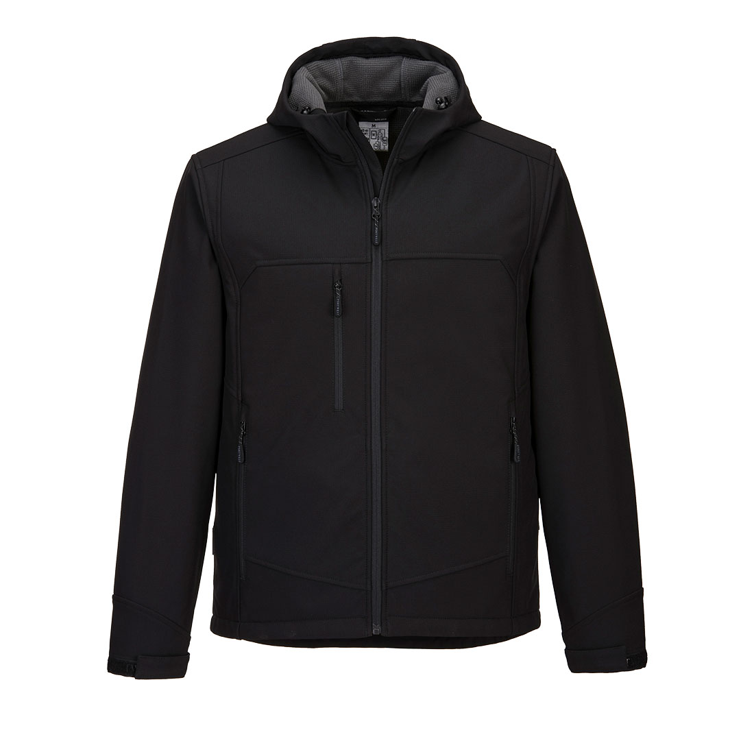 Softshellová bunda s kapucí KX3 (3L) Barva: černá, Velikost: S