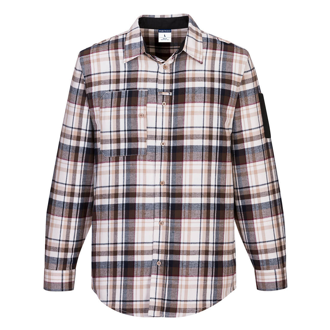 Pracovní košile KX3 Flannel Barva: světle hnědá, Velikost: 3XL