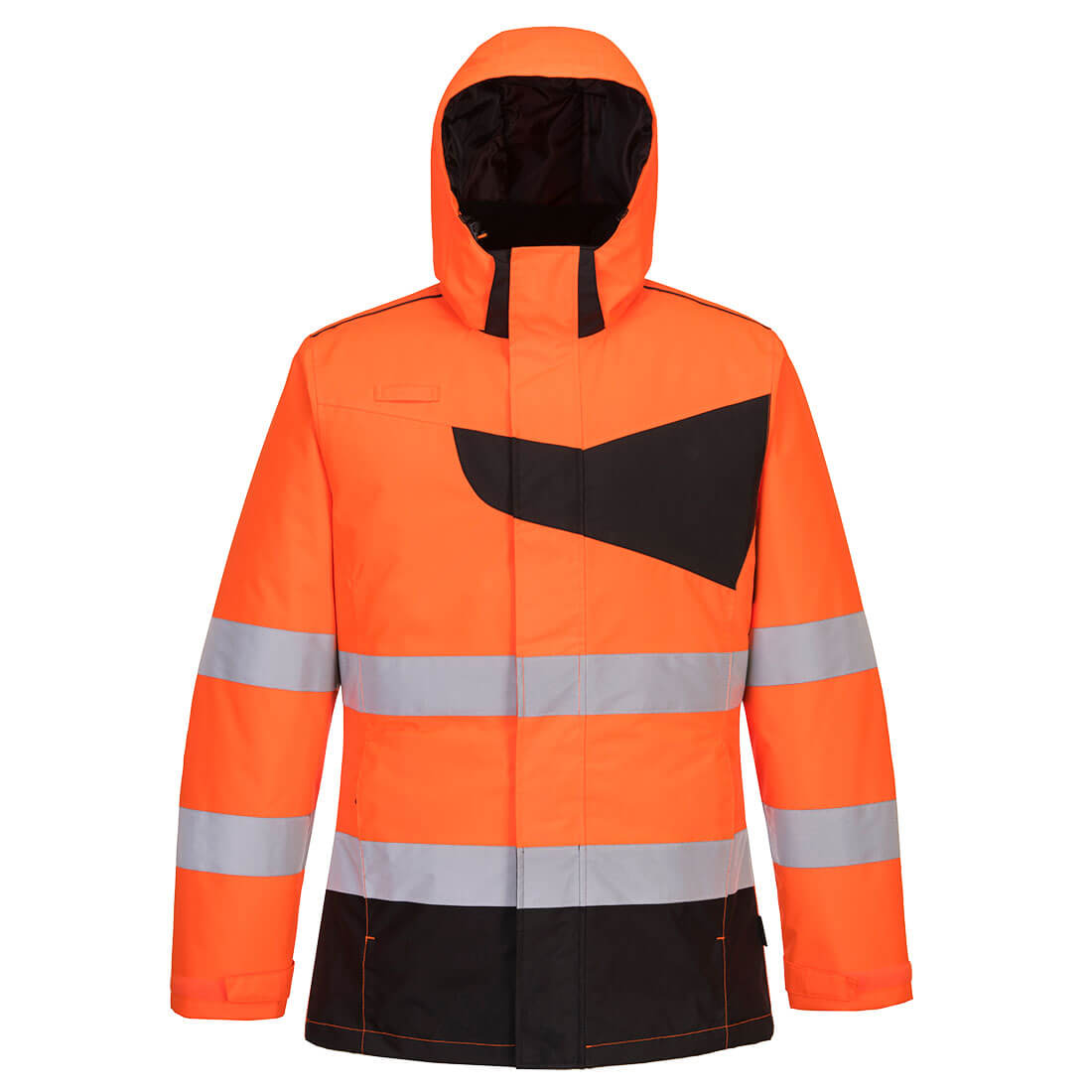 Zimní bunda PW2 Hi-Vis Barva: oranžová-černá, Velikost: 4XL