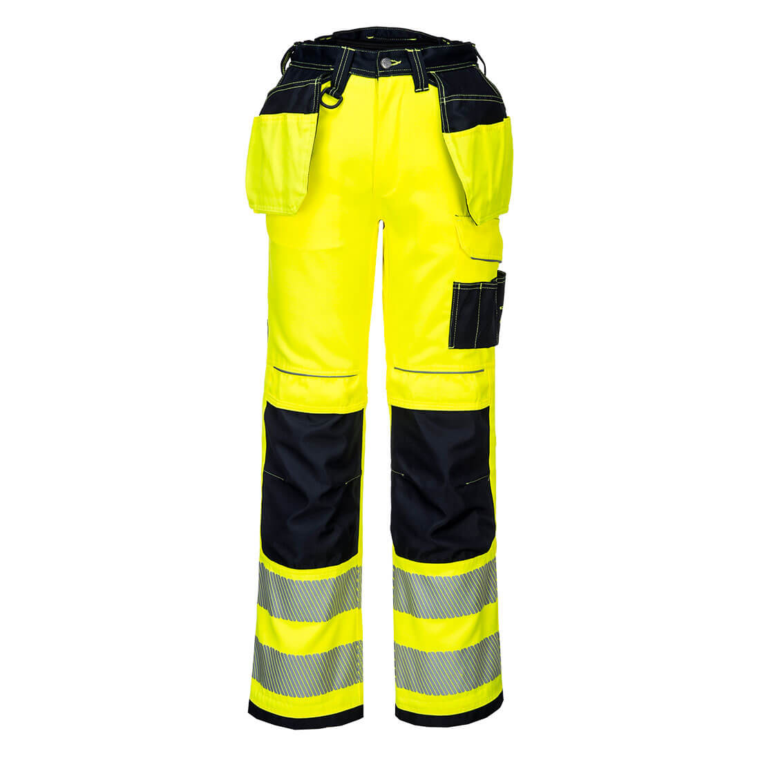 Kalhoty Holster PW3 Hi-Vis Stretch Barva: žlutá-černá, Velikost: 44