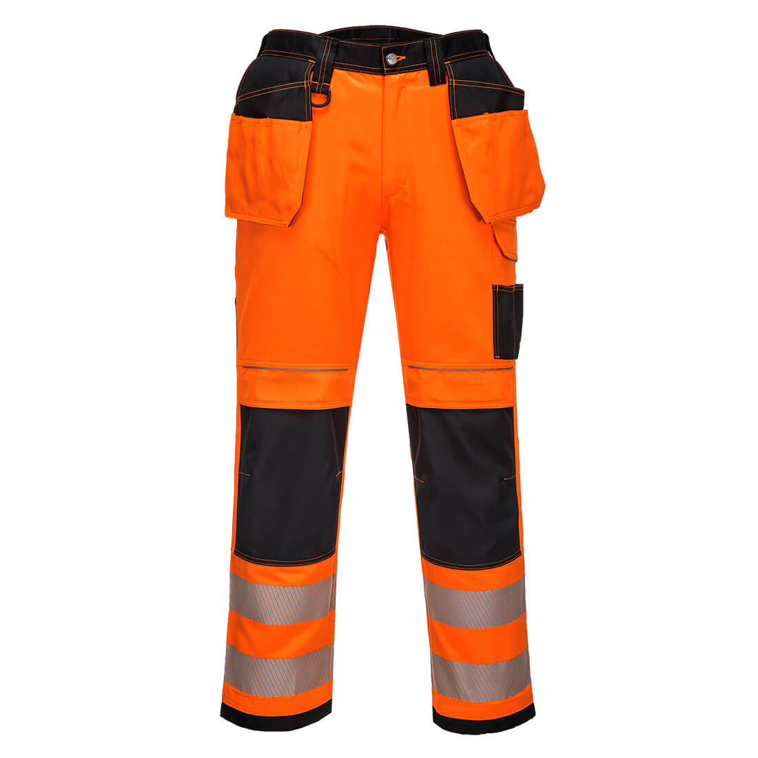 Kalhoty Holster PW3 Hi-Vis Stretch Barva: oranžová-černá, Velikost: 48