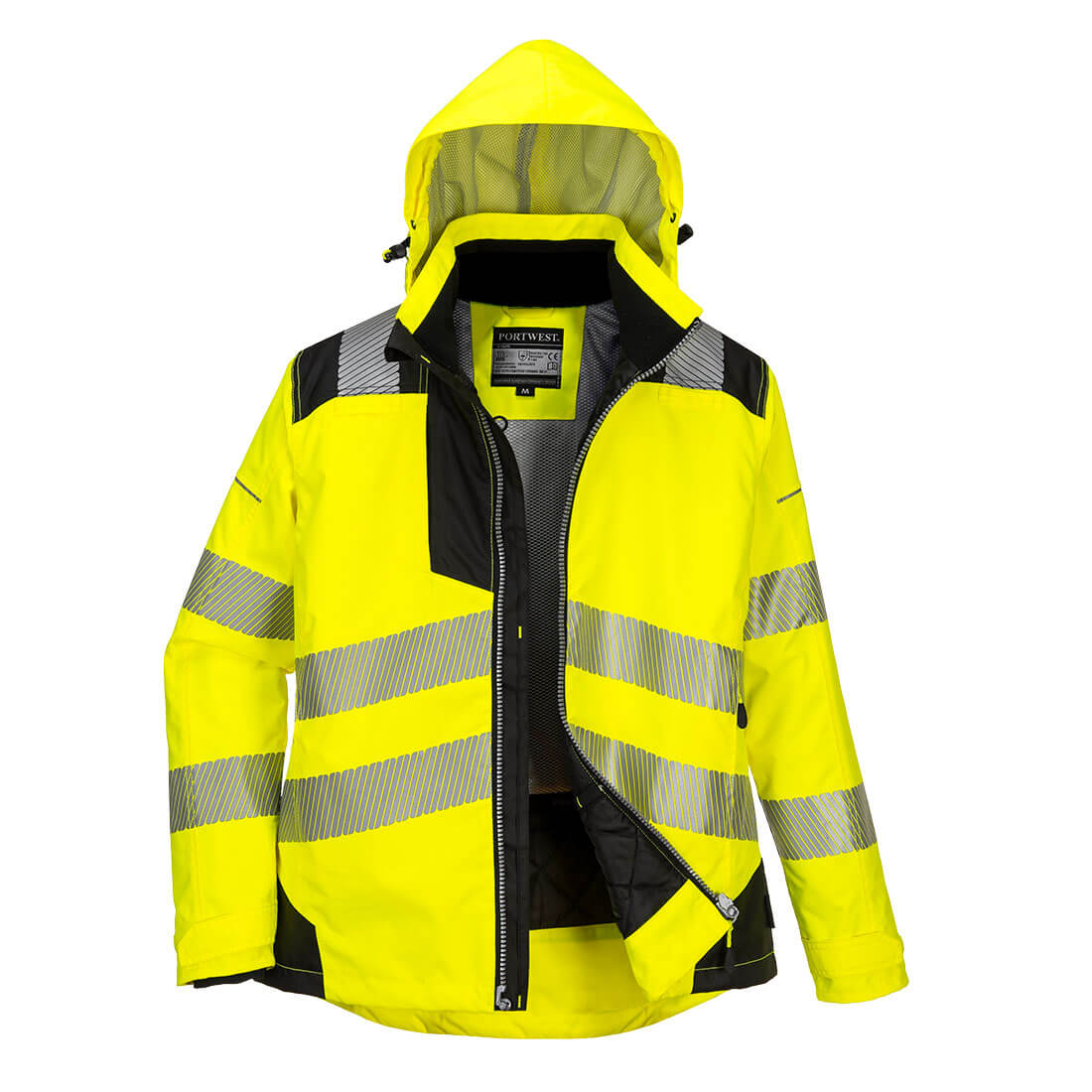 Dámská zimní bunda PW3 Barva: žlutá-černá, Velikost: M