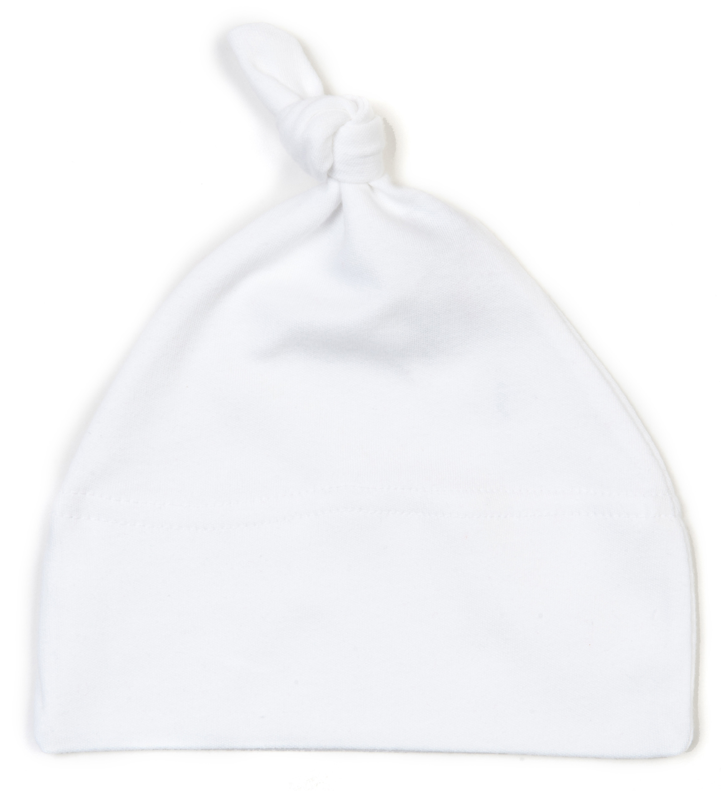 Dětská čepice s uzlem Barva: bílá, Velikost: uni