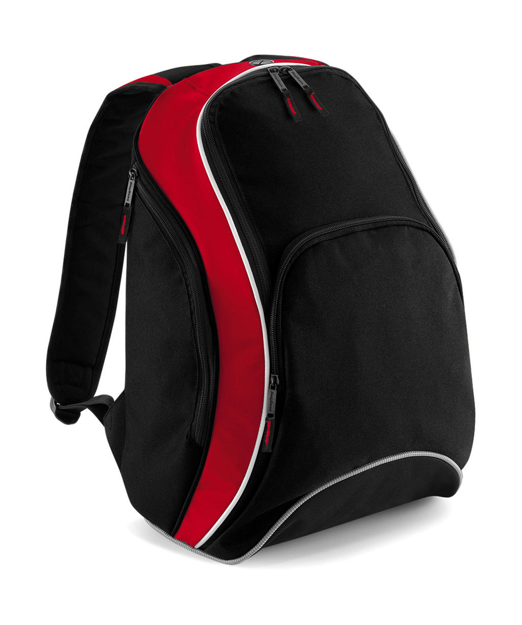 Bagbase Batoh Teamwear Velikost: uni, Barva: černá-červená