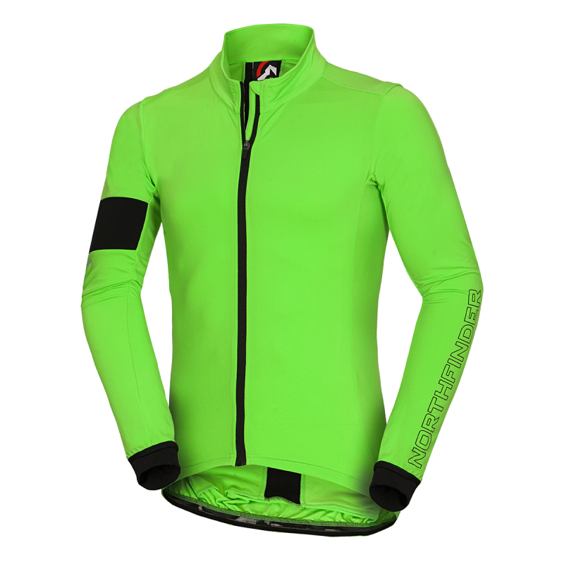 Pánská strečová bunda active GILBERTO BU-5005MB Barva: zelená-černá, Velikost: 2XL