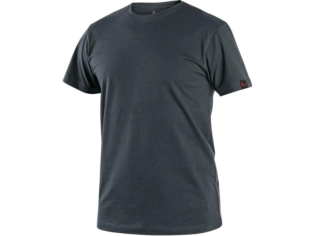 Tričko s krátkým rukávem CXS NOLAN Barva: antracitová, Velikost: M