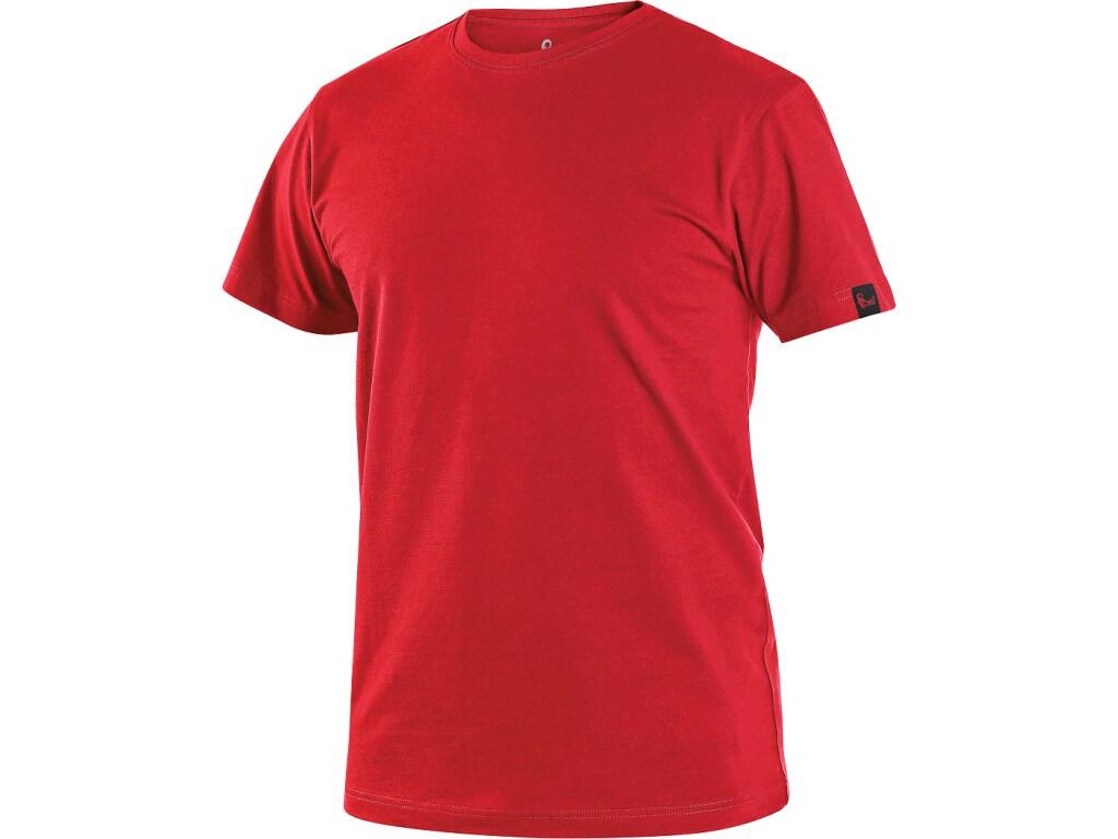 Tričko s krátkým rukávem CXS NOLAN Barva: červená, Velikost: M