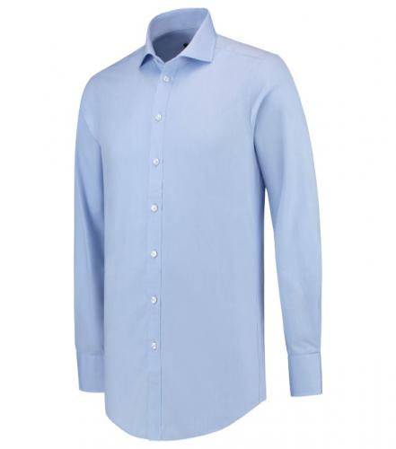 Fitted Stretch Shirt Košile pánská Barva: blue, Velikost: 44