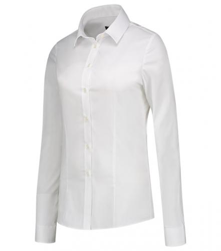 Fitted Stretch Blouse Košile dámská Barva: bílá, Velikost: 40