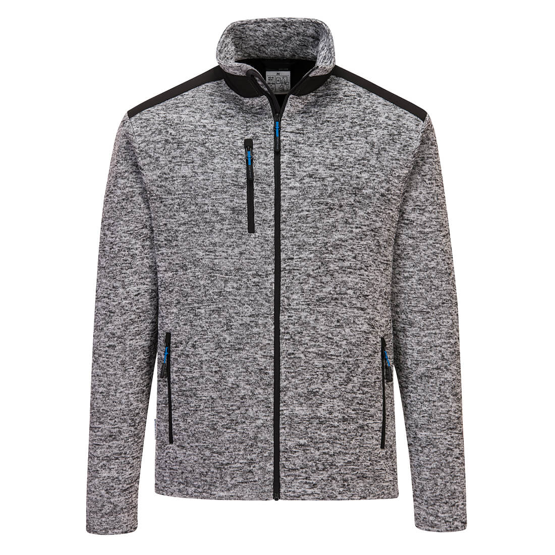 Fleece bunda KX3 Performance Barva: tmavě šedý melír, Velikost: S