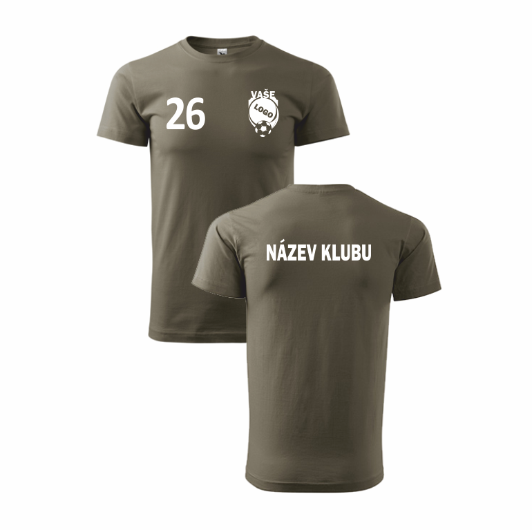 Klubová trička Barva: army, Velikost: 2XL
