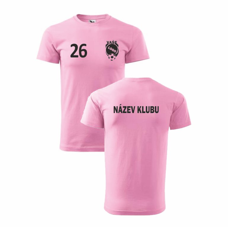 Klubová trička Barva: růžová, Velikost: 2XL