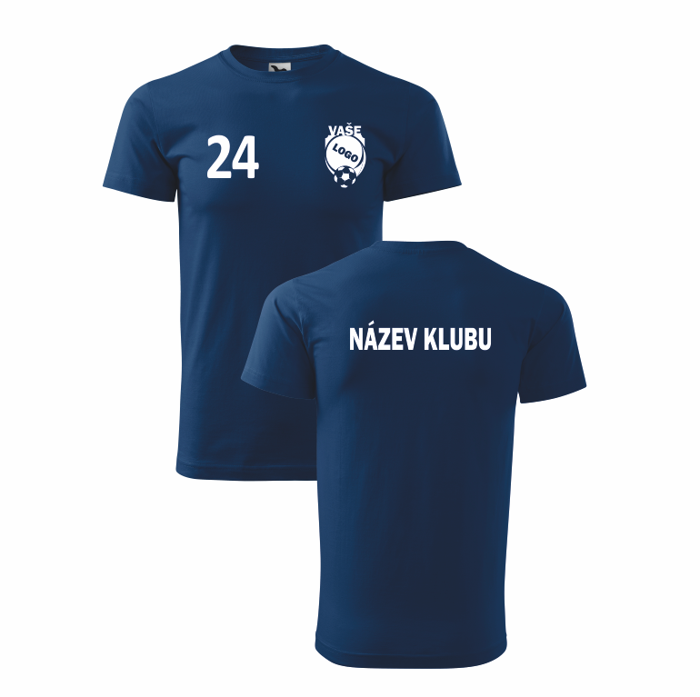 Klubová trička Barva: půlnoční modrá, Velikost: 4XL