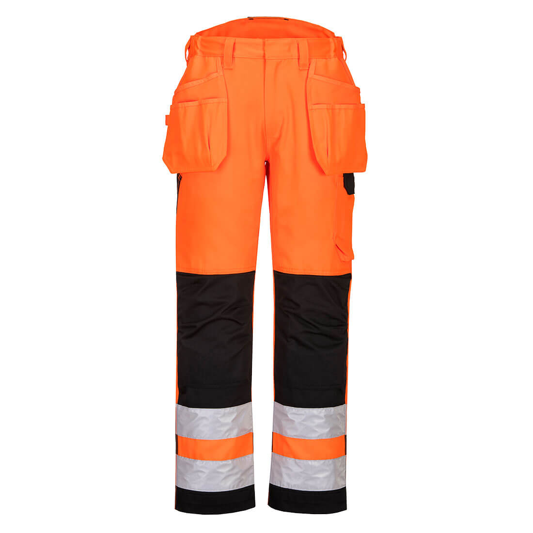 Kalhoty Holster PW3 Hi-Vis Stretch Barva: oranžová-černá, Velikost: 34