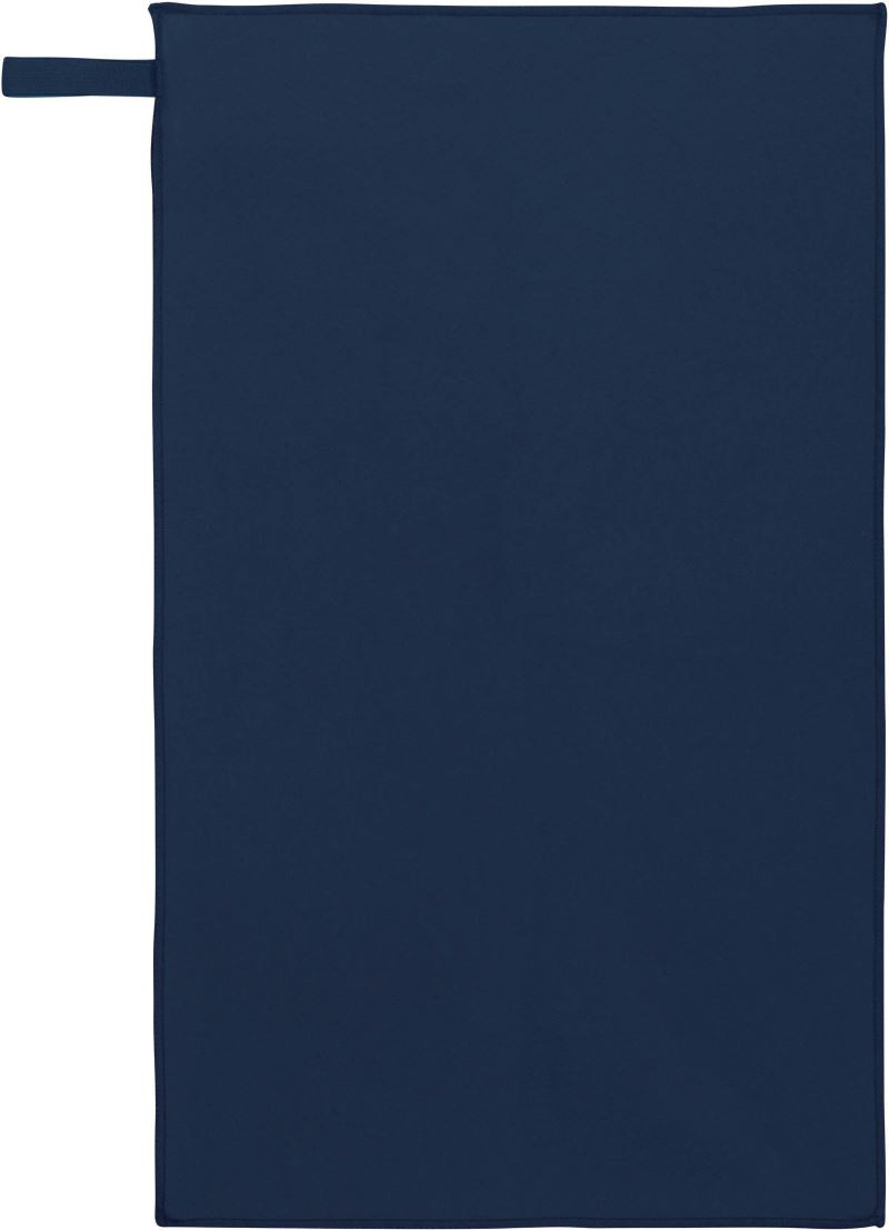 Jemná sportovní osuška z mikrovlákna Barva: námořní modrá, Velikost: uni