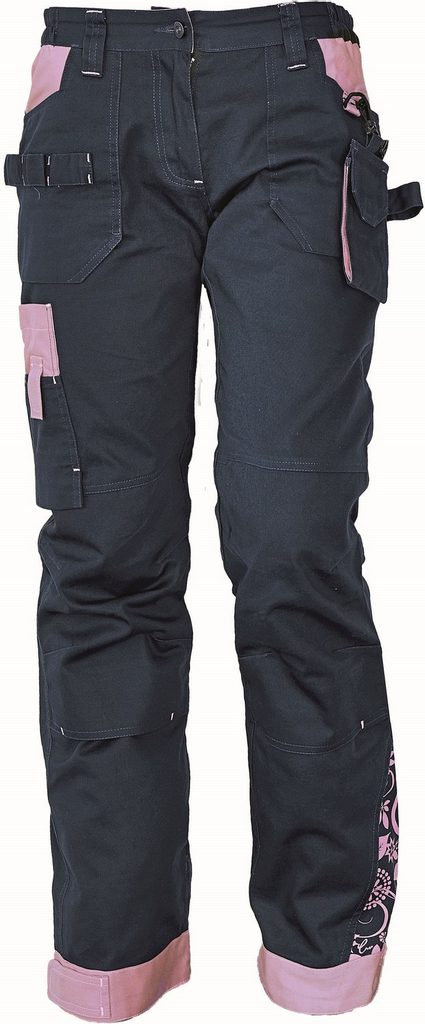 Dámské pracovní kalhoty YOWIE Barva: námořní modrá, Velikost: 38
