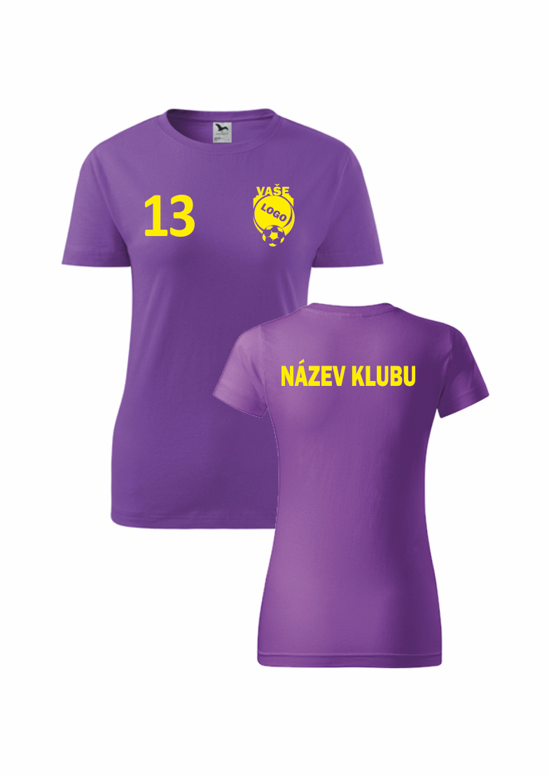 Dámská klubová trička Barva: fialová, Velikost: XL