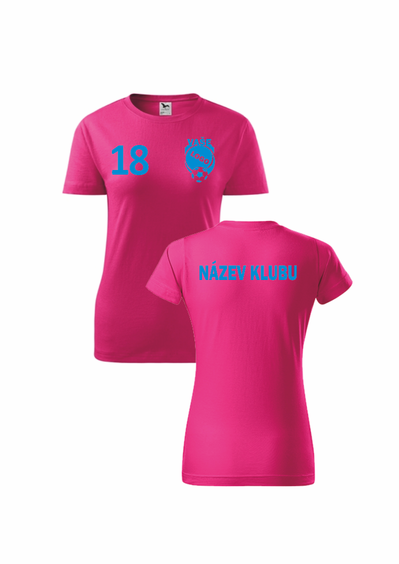 Dámská klubová trička Barva: purpurová, Velikost: XL