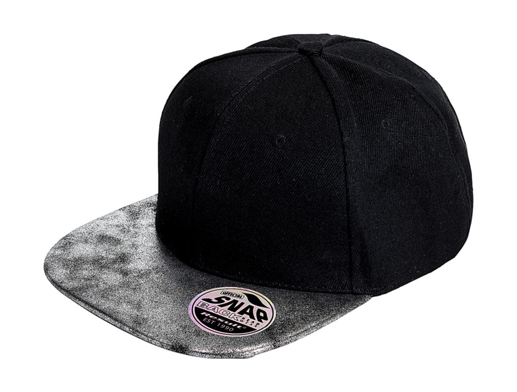 Bronx Glitte Snapback čepice s plochým kšiltem Barva: stříbrná, Velikost: uni