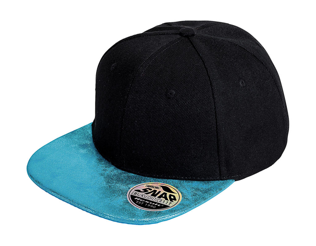 Bronx Glitte Snapback čepice s plochým kšiltem Barva: tyrkysová, Velikost: uni